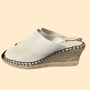 Charlotte Stone Lanna white suede espadrilles